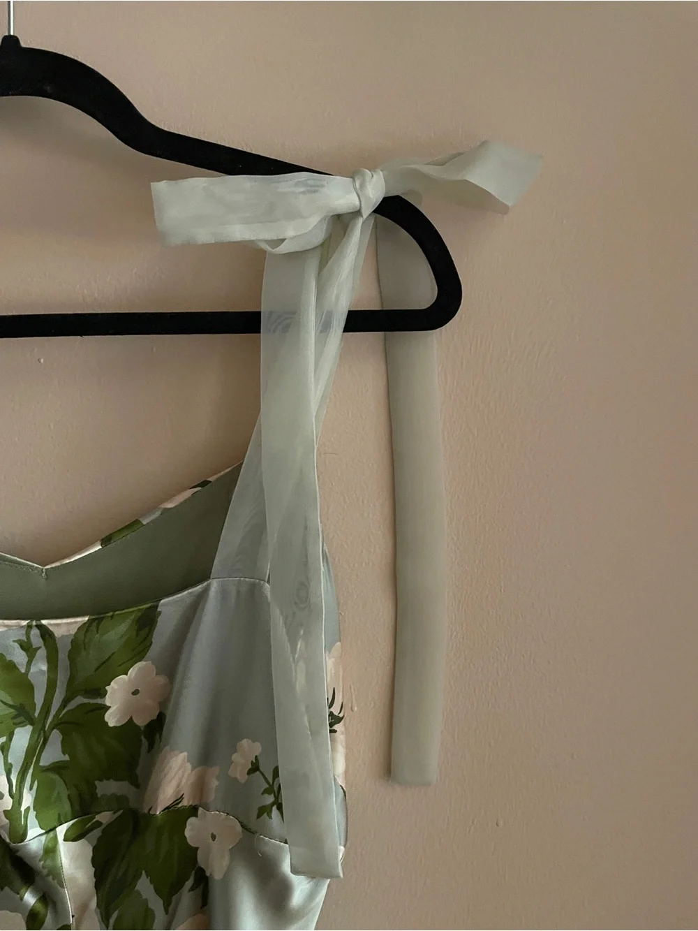Reformation Alene Silk Slip Midi Dress with Tie Straps - Picture 7 of 15